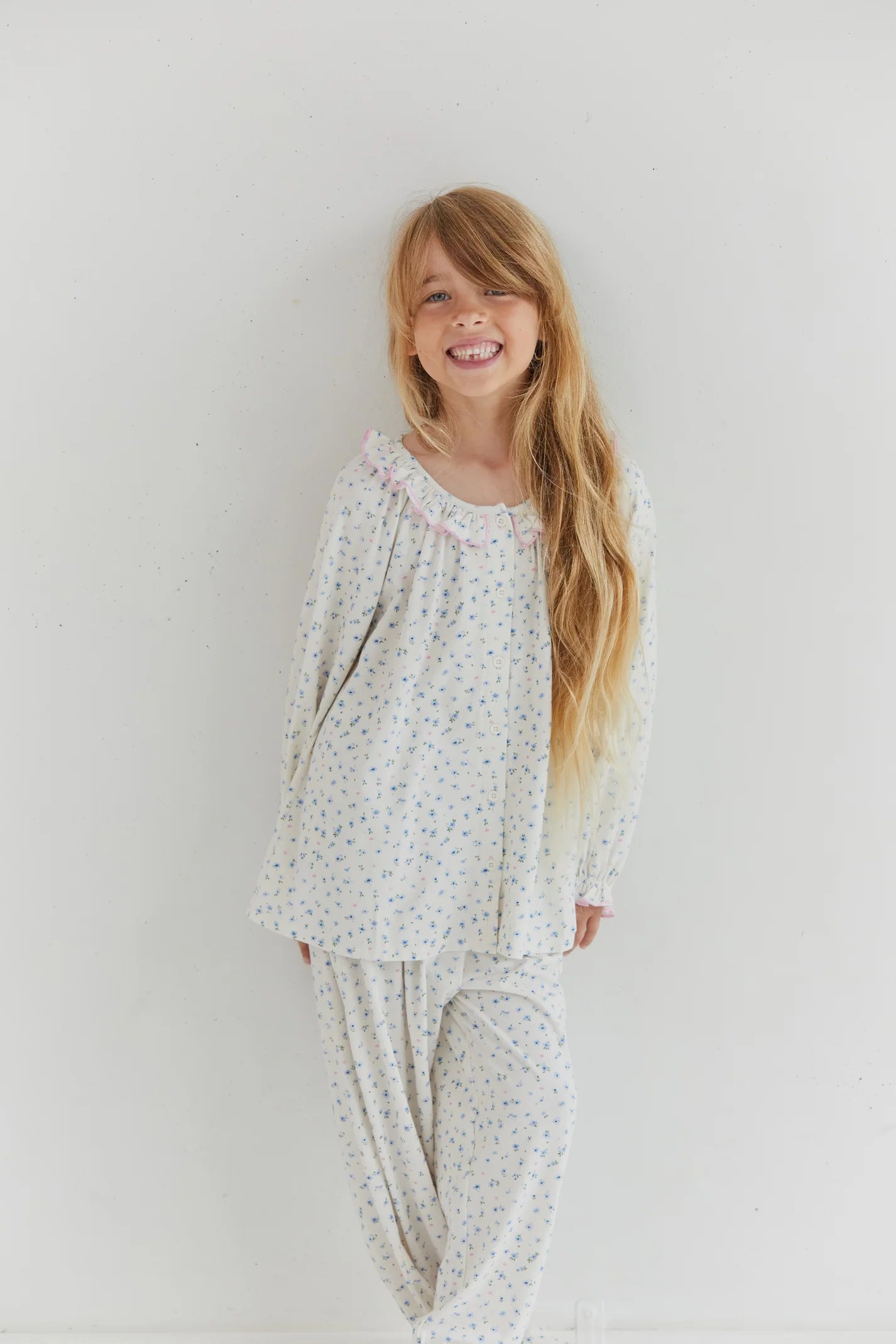 juni jnr gracie pyjama set - ditsy bloom