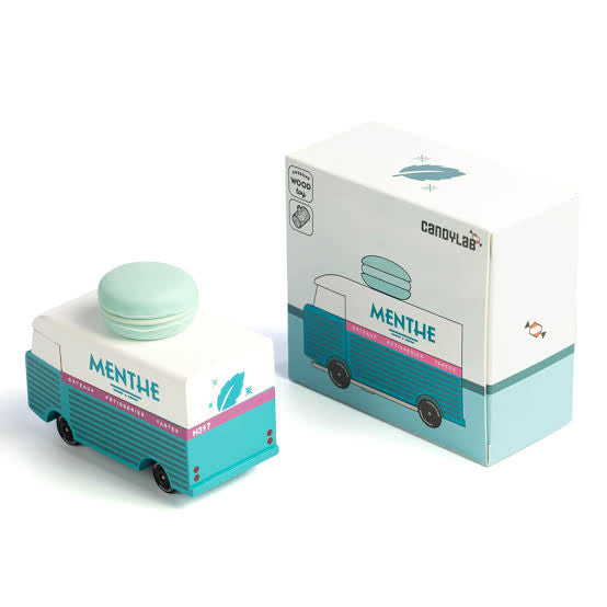 candylab mint menthe macaron van