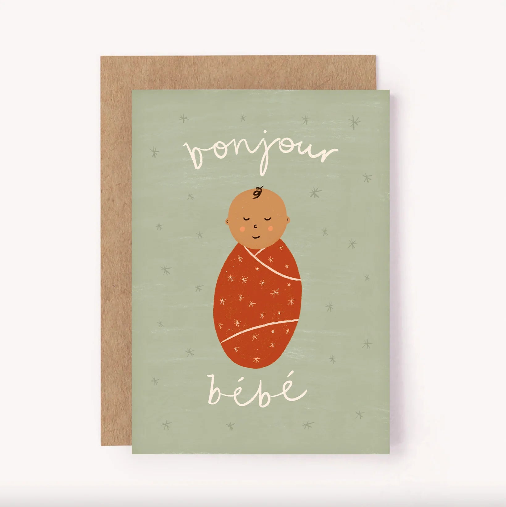 lauren sissons bonjour bebe card - new baby
