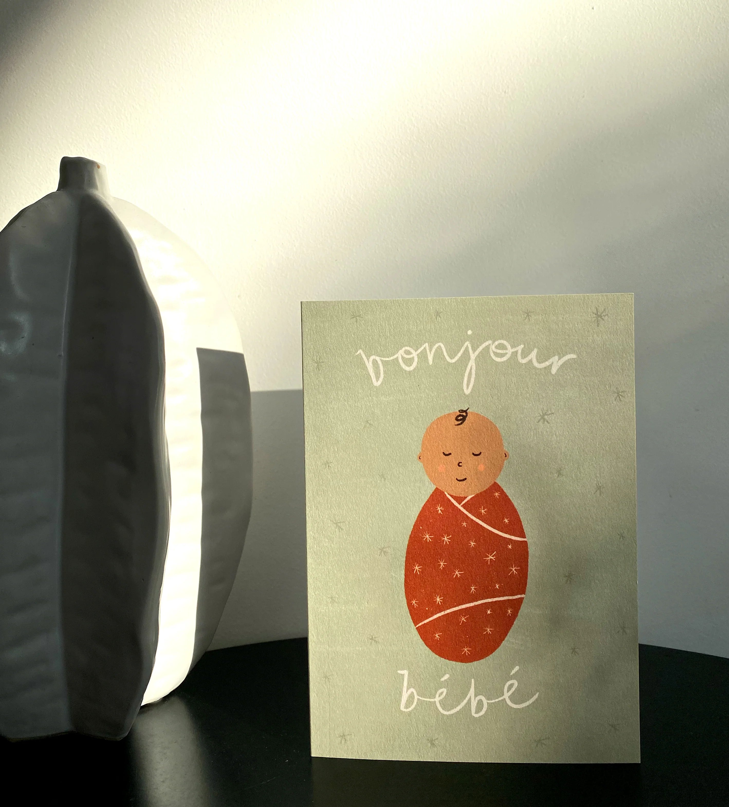 lauren sissons bonjour bebe card - new baby