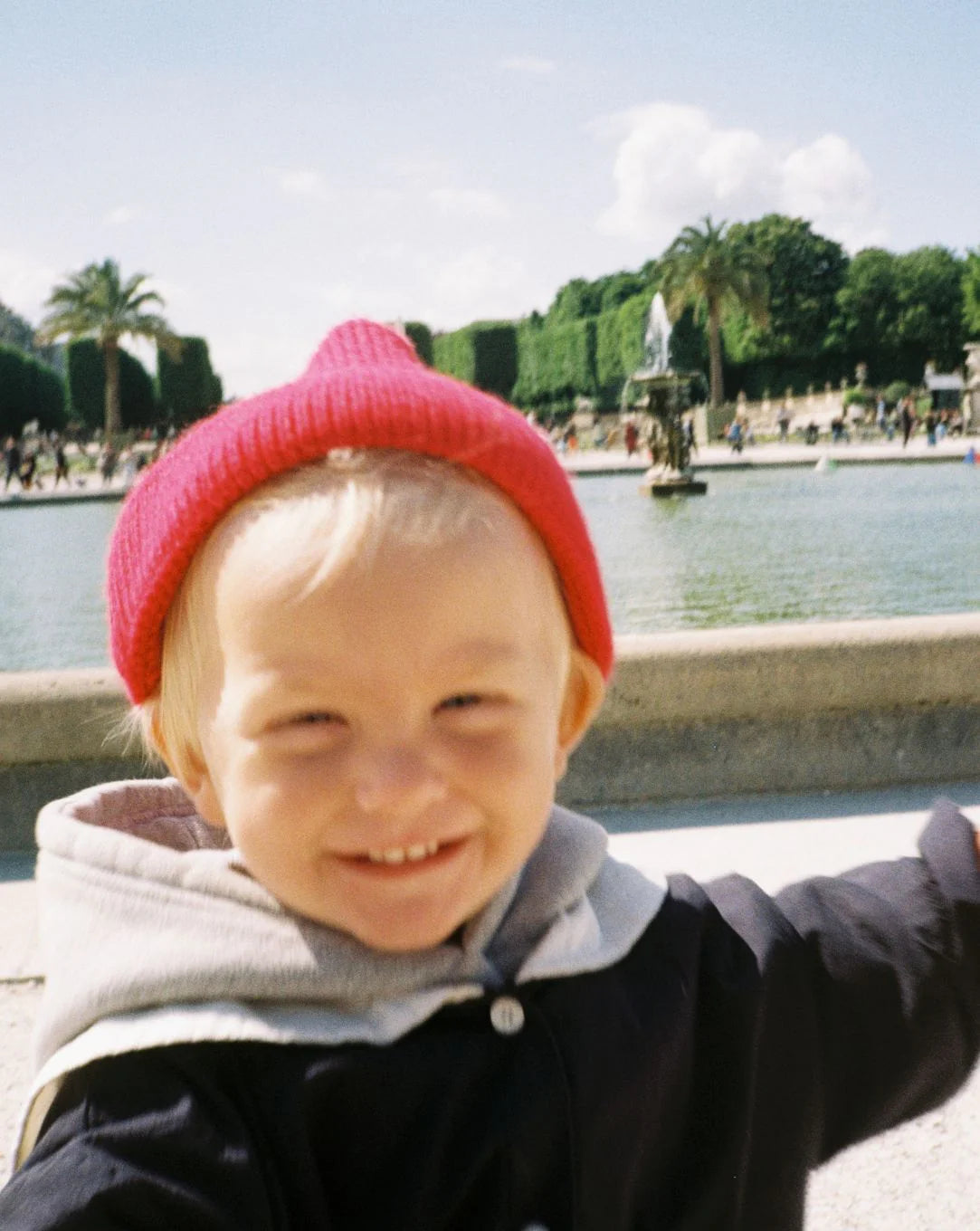ziggy zaza pico beanie - racer red