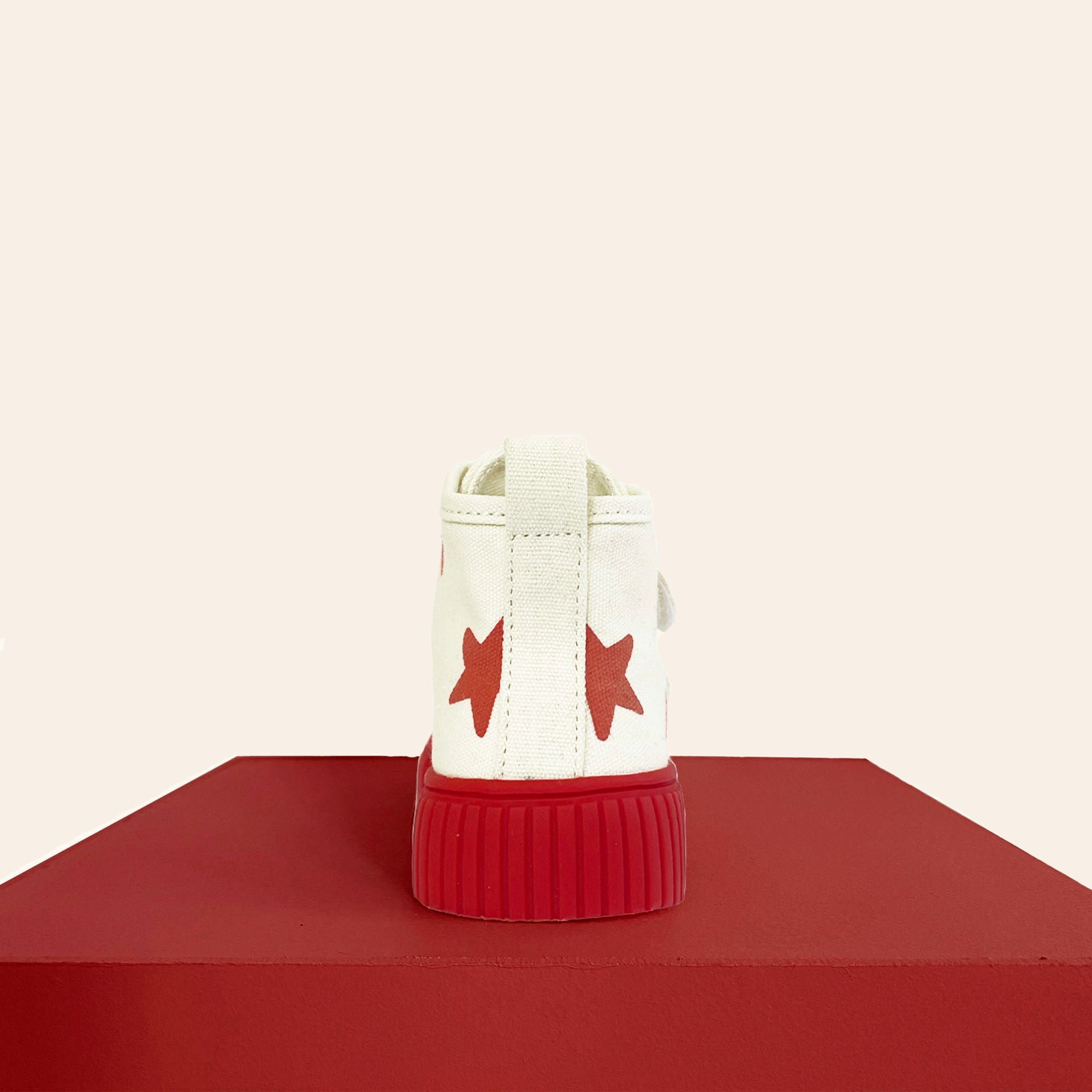 piccolini x by billie original high top sneaker - red star (limited edition)