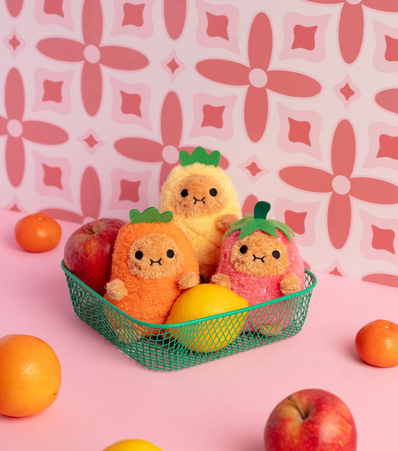 noodoll carrot ricespud mini sitting plush toy