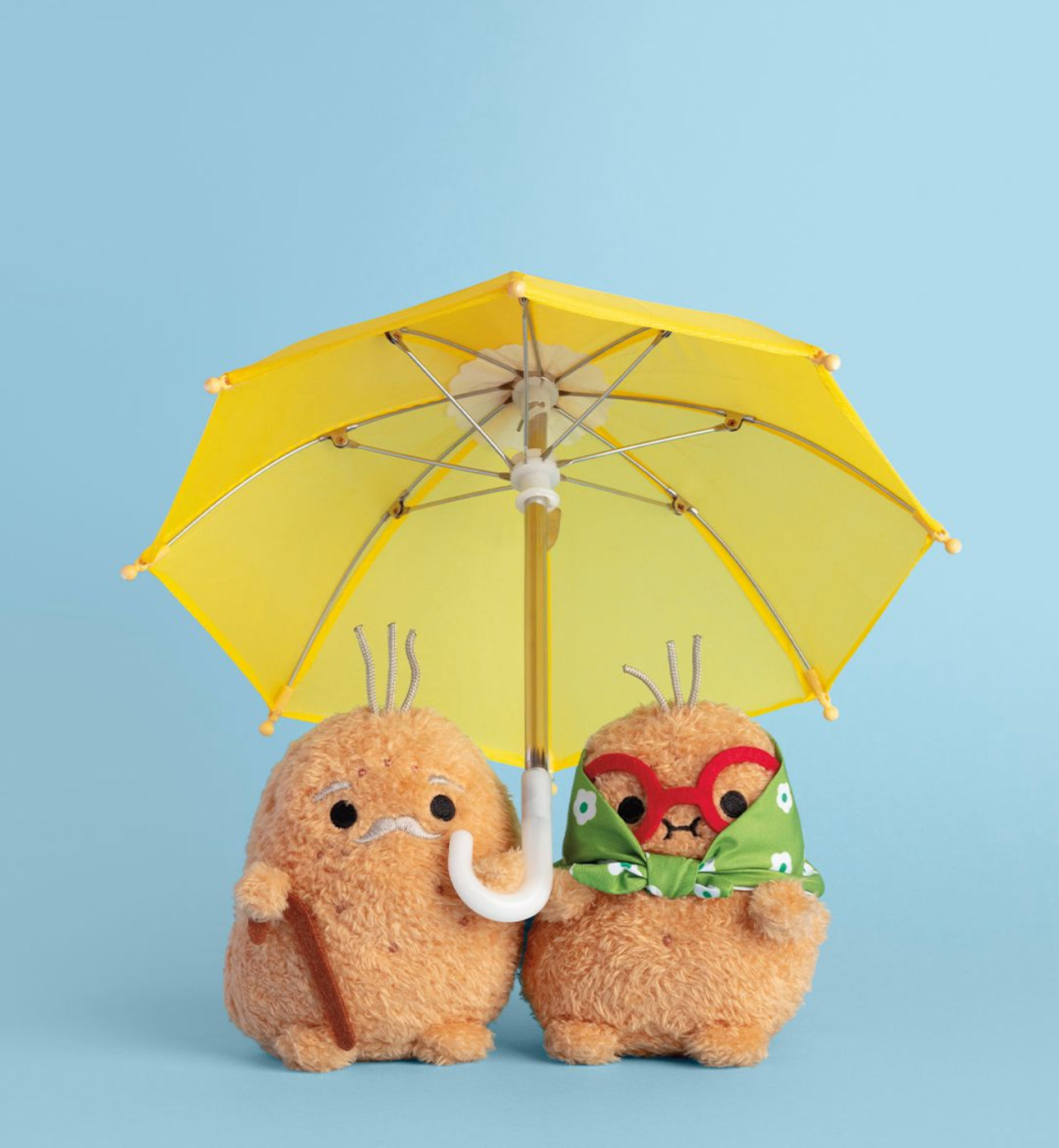 noodoll grandpa ricespud mini sitting plush toy
