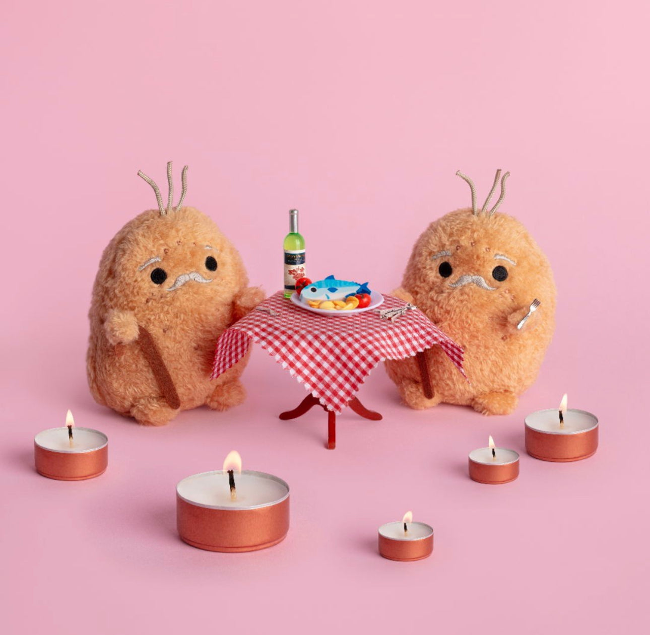 noodoll grandpa ricespud mini sitting plush toy