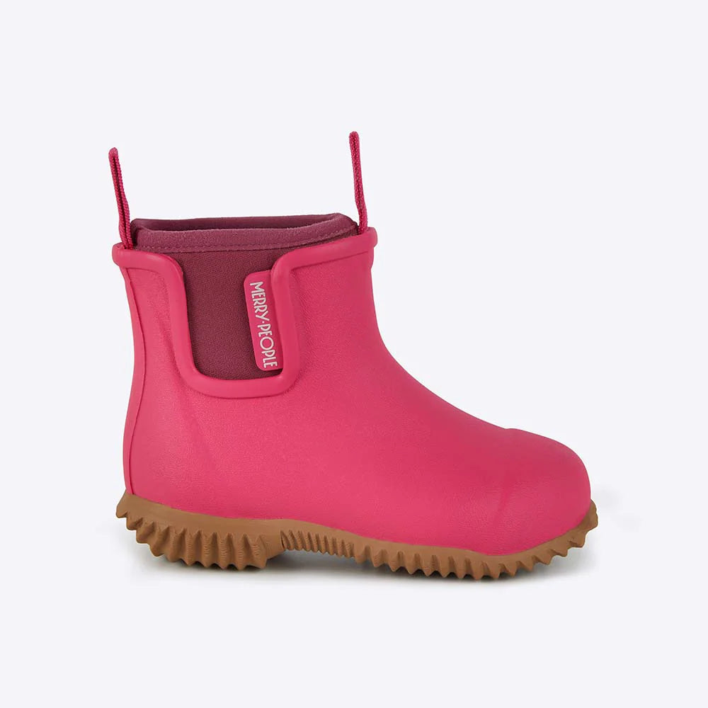 merry people bobbi kids gumboot - fuschia
