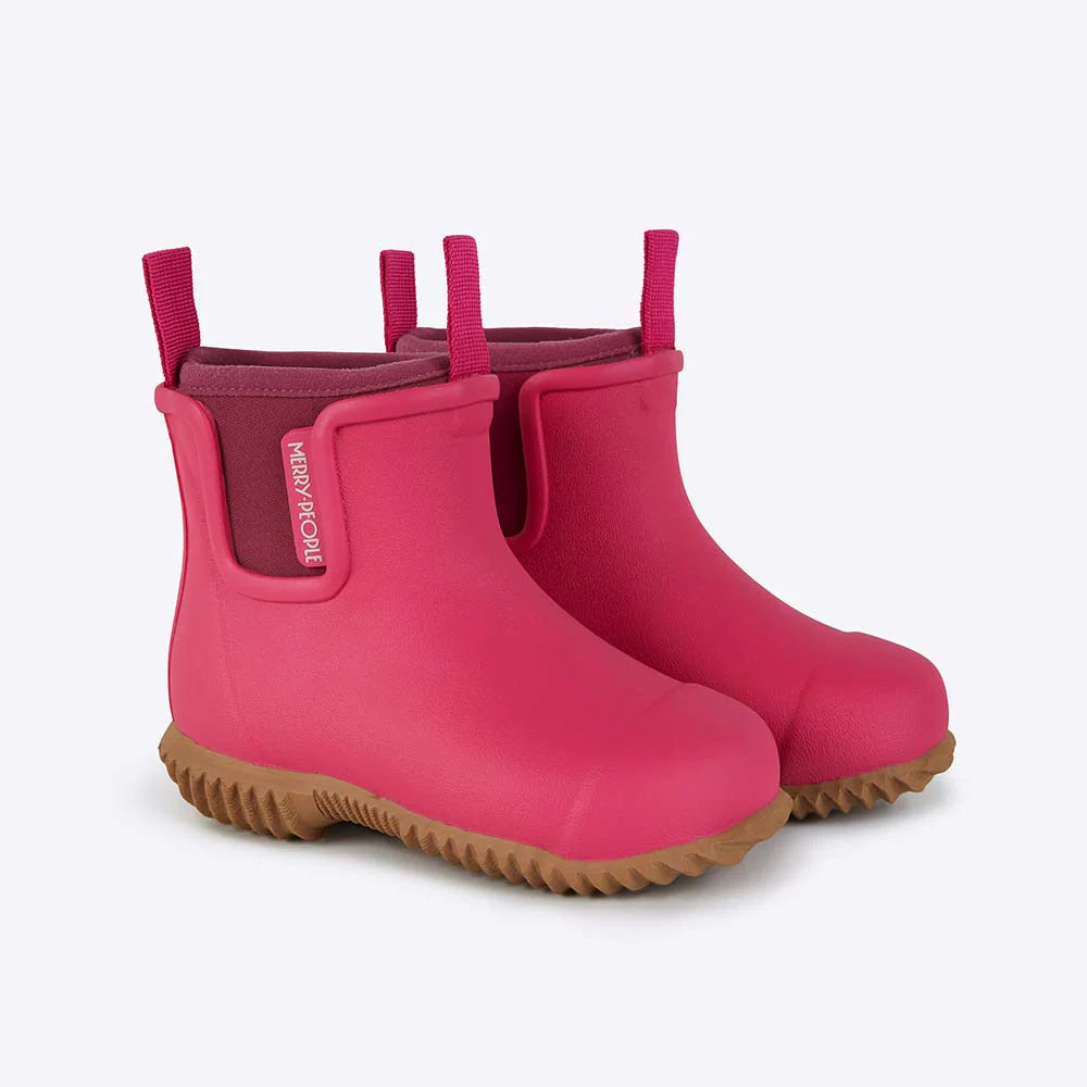 merry people bobbi kids gumboot - fuschia