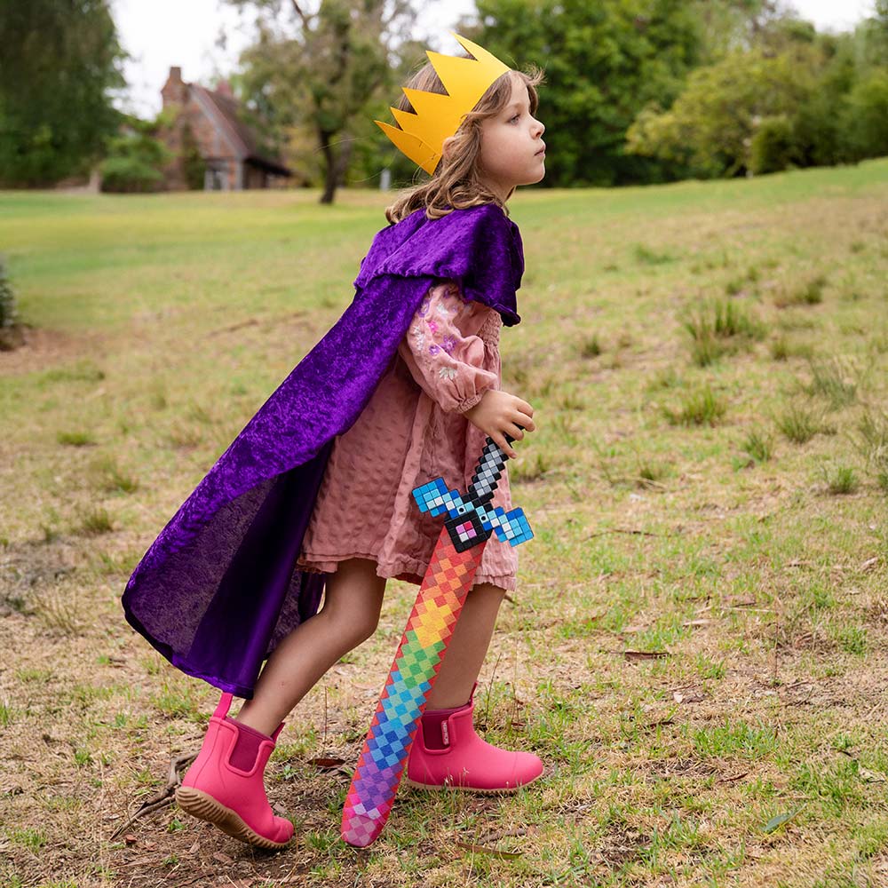 merry people bobbi kids gumboot - fuschia