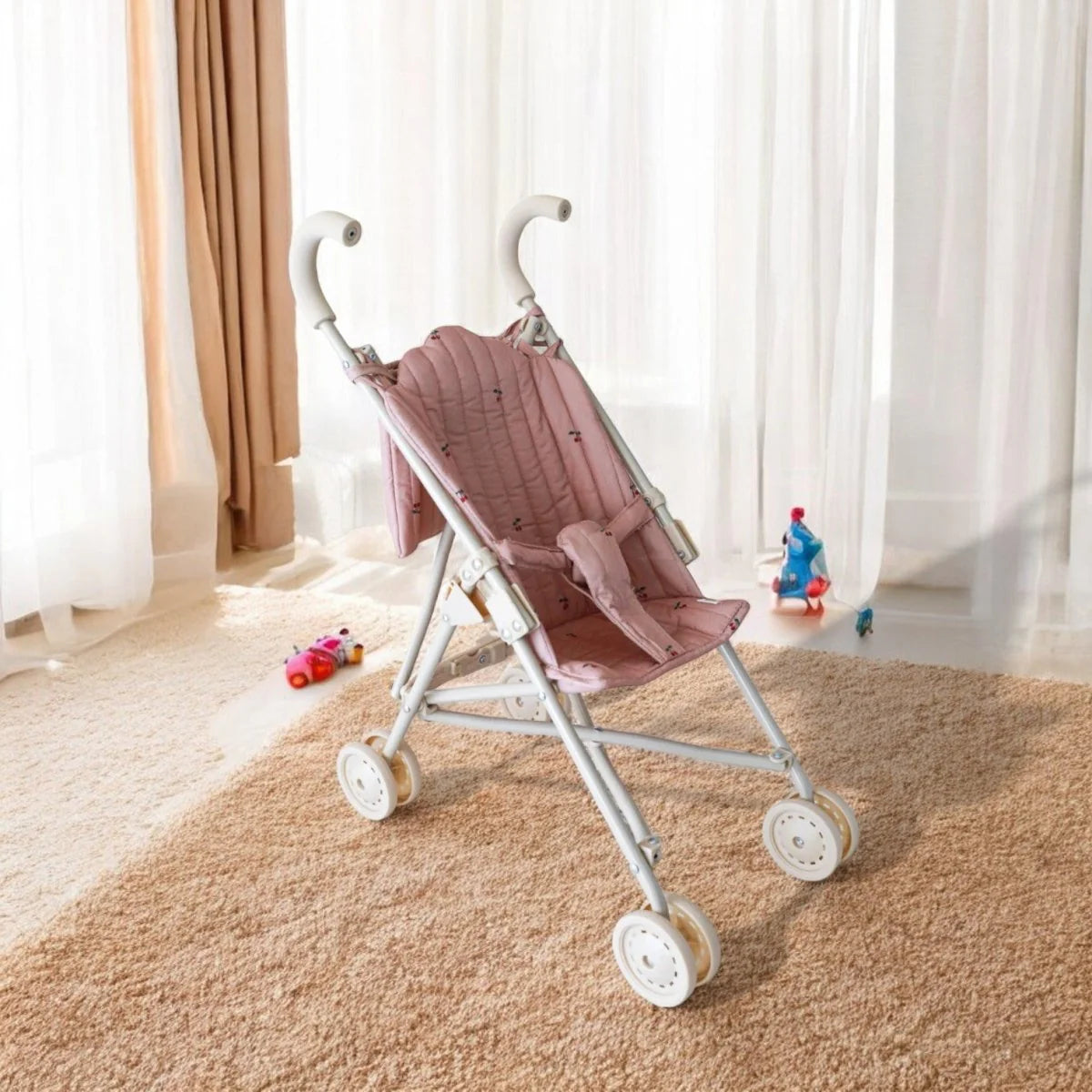 konges slojd doll stroller - cherry blush