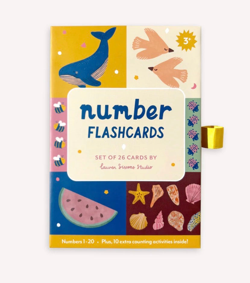 lauren sissons illustrated flashcards - numbers