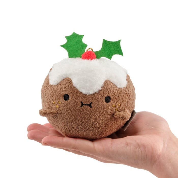 noodoll ricemaspud mini plush toy - plum pudding