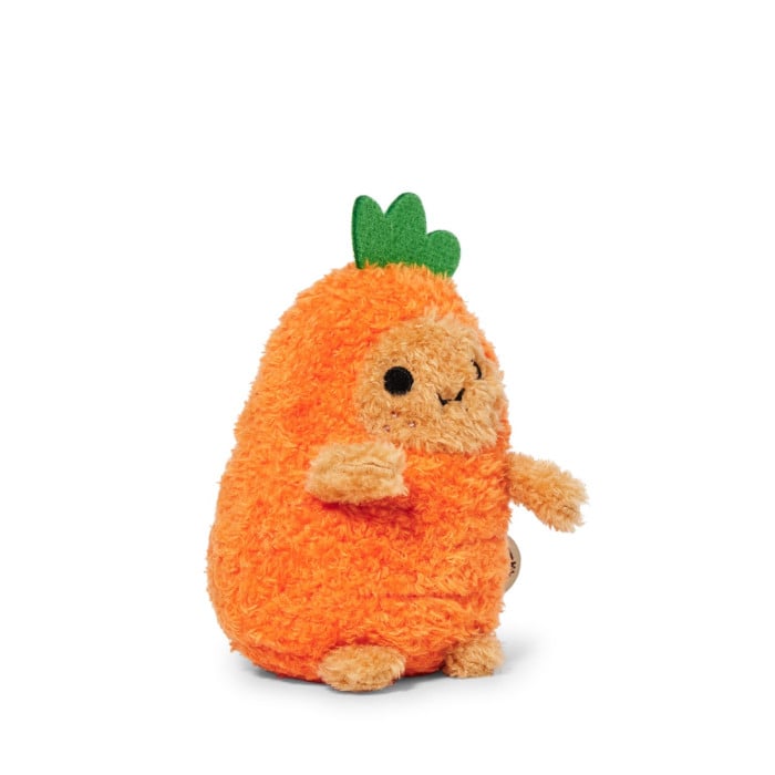 noodoll carrot ricespud mini sitting plush toy
