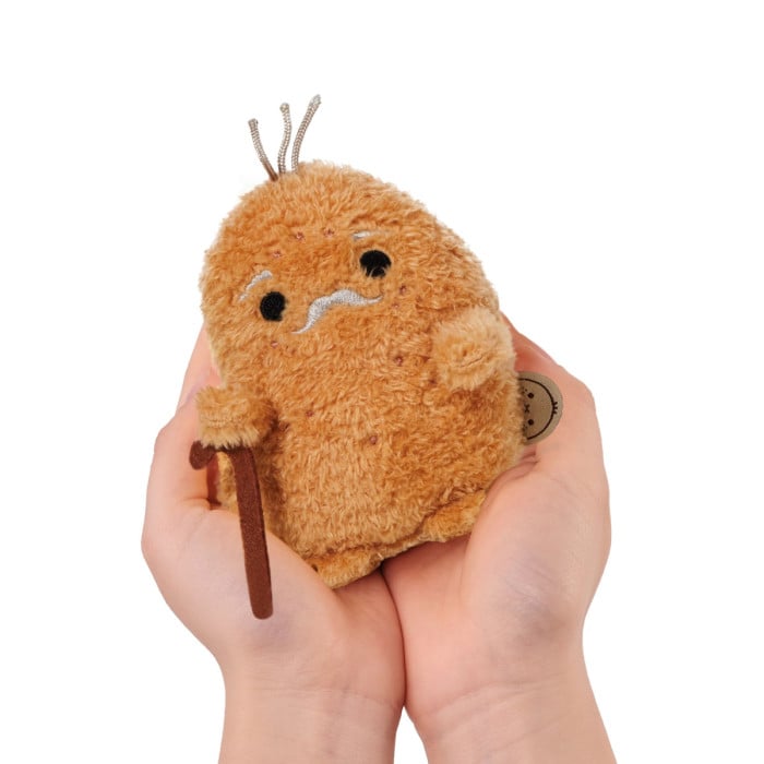 noodoll grandpa ricespud mini sitting plush toy