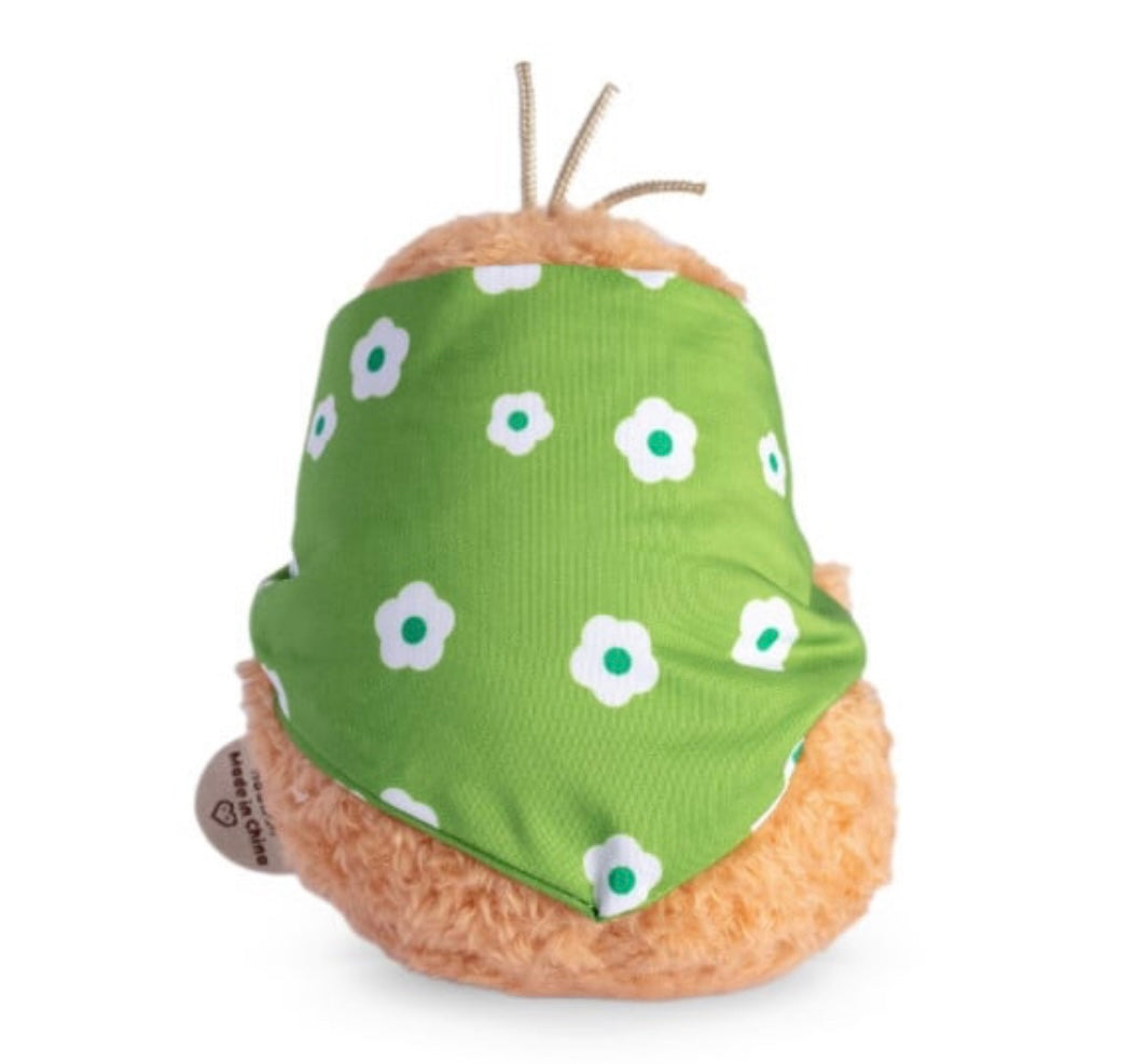 noodoll grandma ricespud mini sitting plush toy