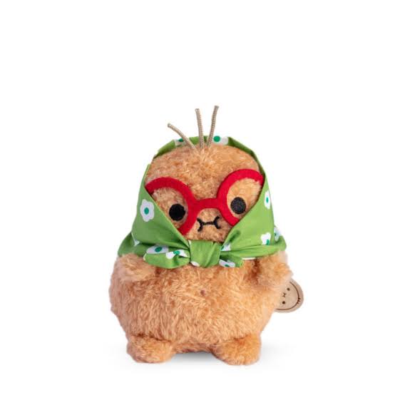 noodoll grandma ricespud mini sitting plush toy