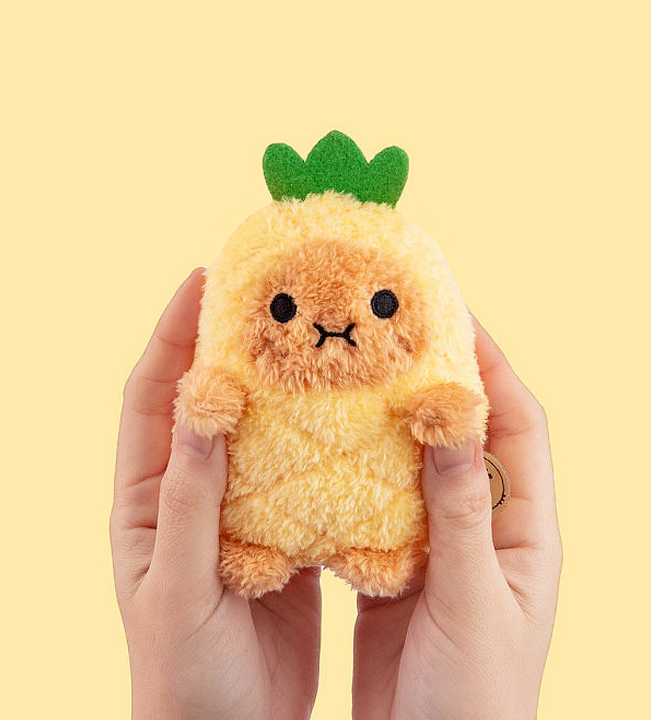 noodoll ricespud mini plush toy - pineapple
