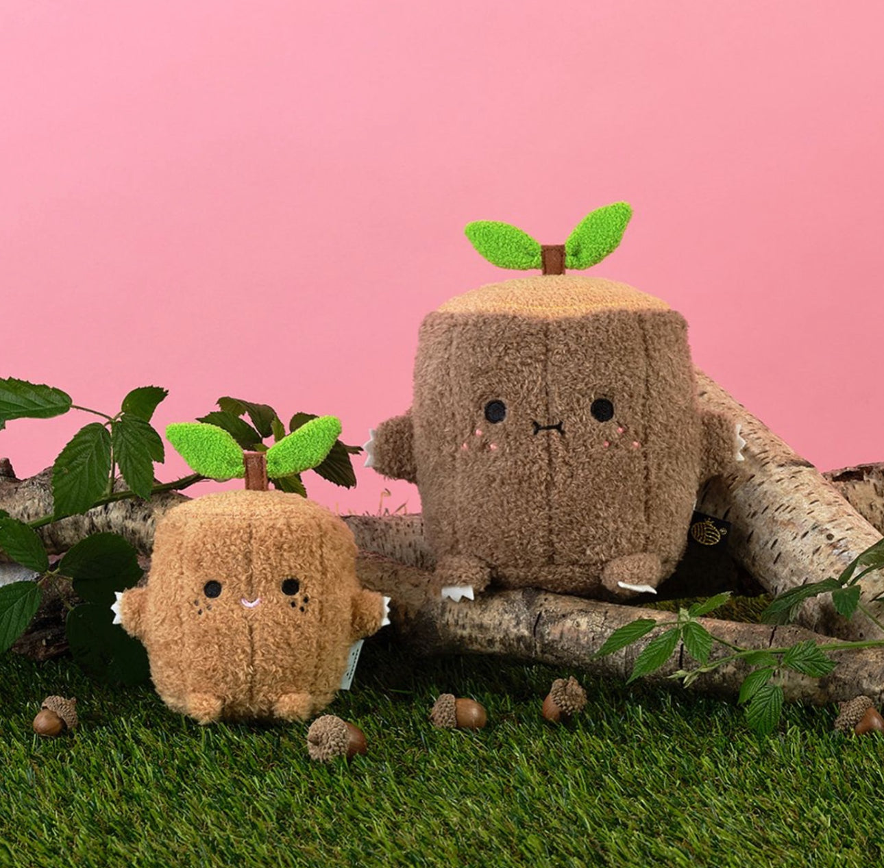 noodoll ricelogi plush toy - tree log