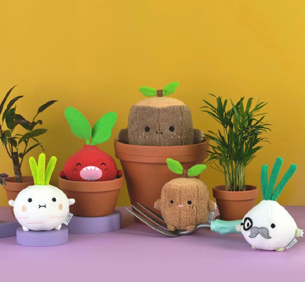 noodoll ricelogi plush toy - tree log
