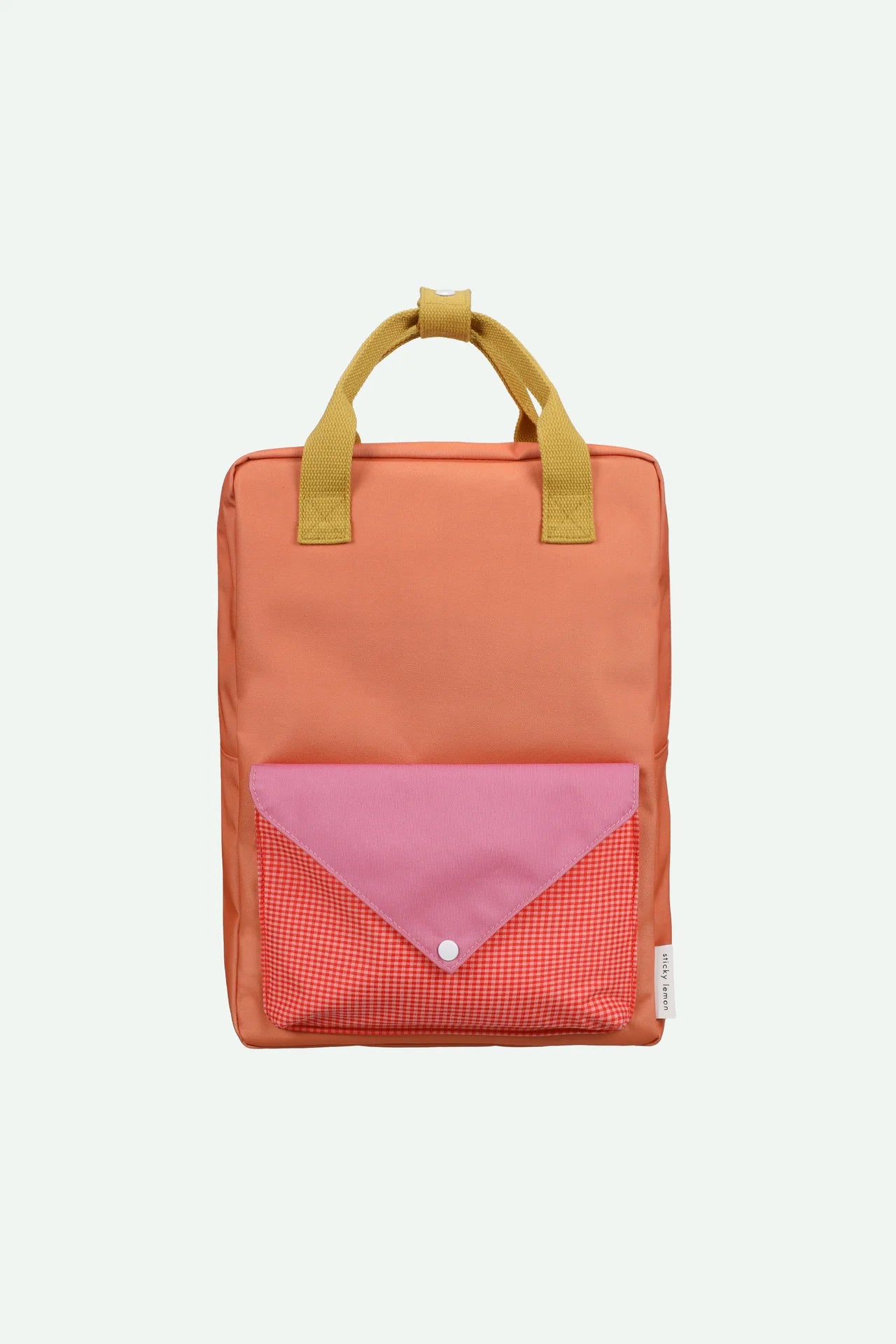 sticky lemon large envelope backpack - maple whirl