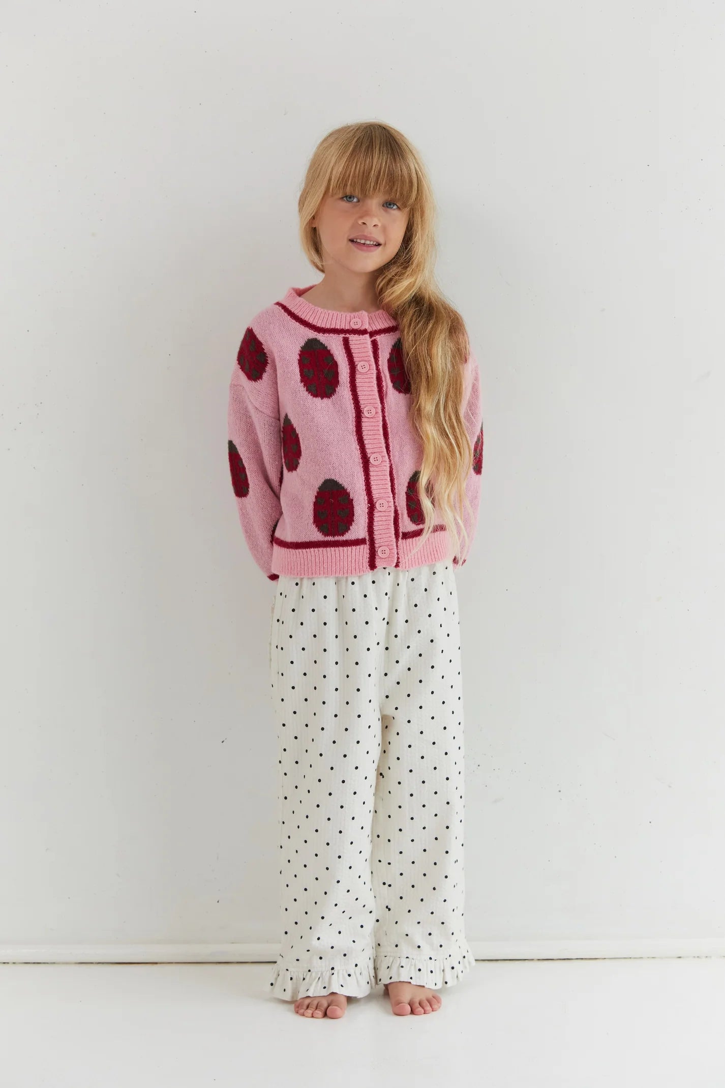 juni jnr love bug cardigan
