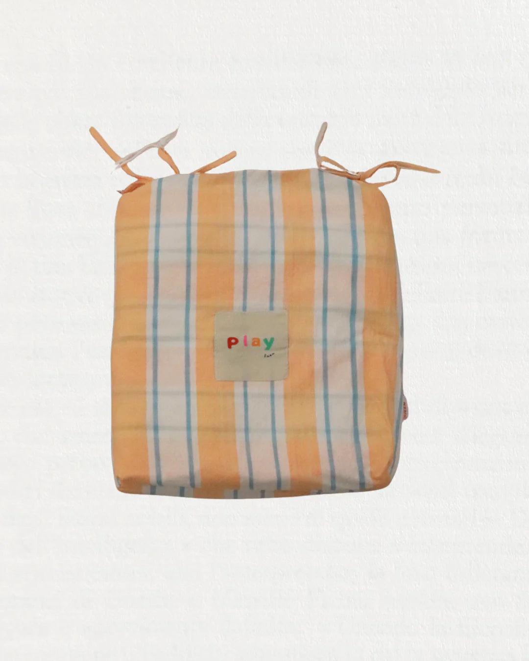 play linen sea stripe fitted sheet set