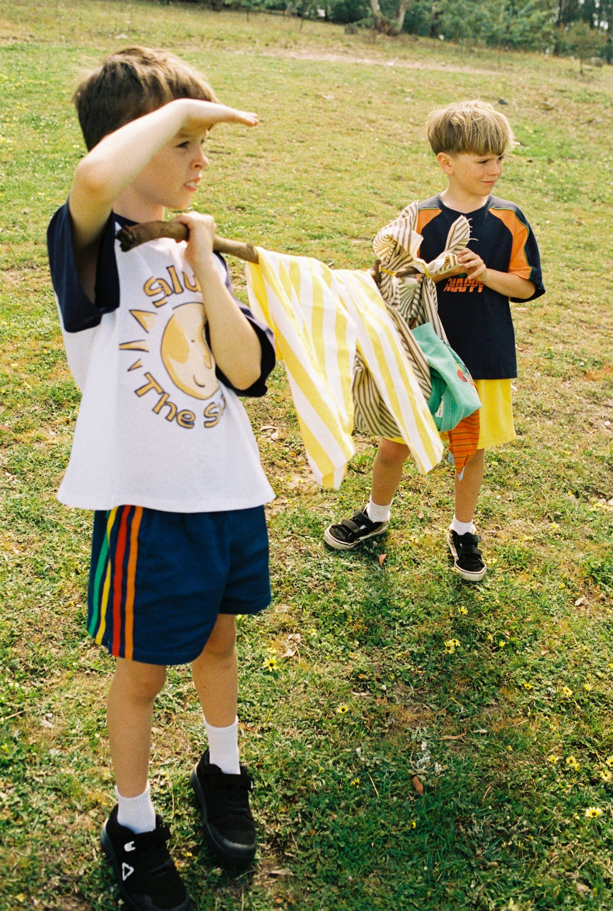 mam p.e shorts - retro stripe