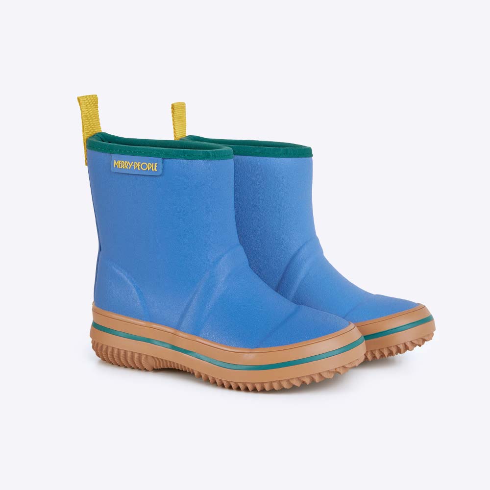 merry people andie kids gumboot - ocean blue