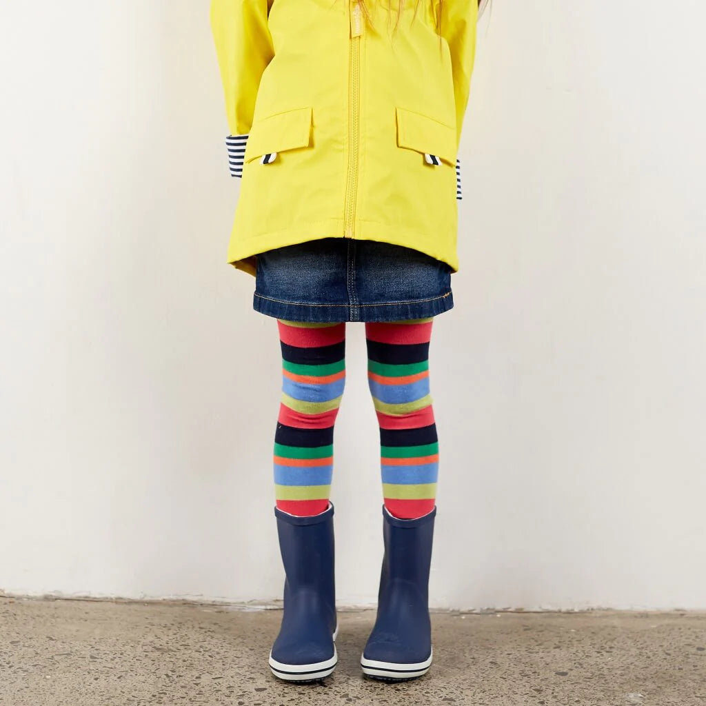 french soda kids natural rubber gumboot - navy