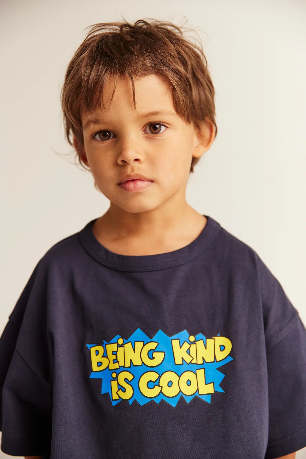 bbobbie being kind is cool tee in dark navy