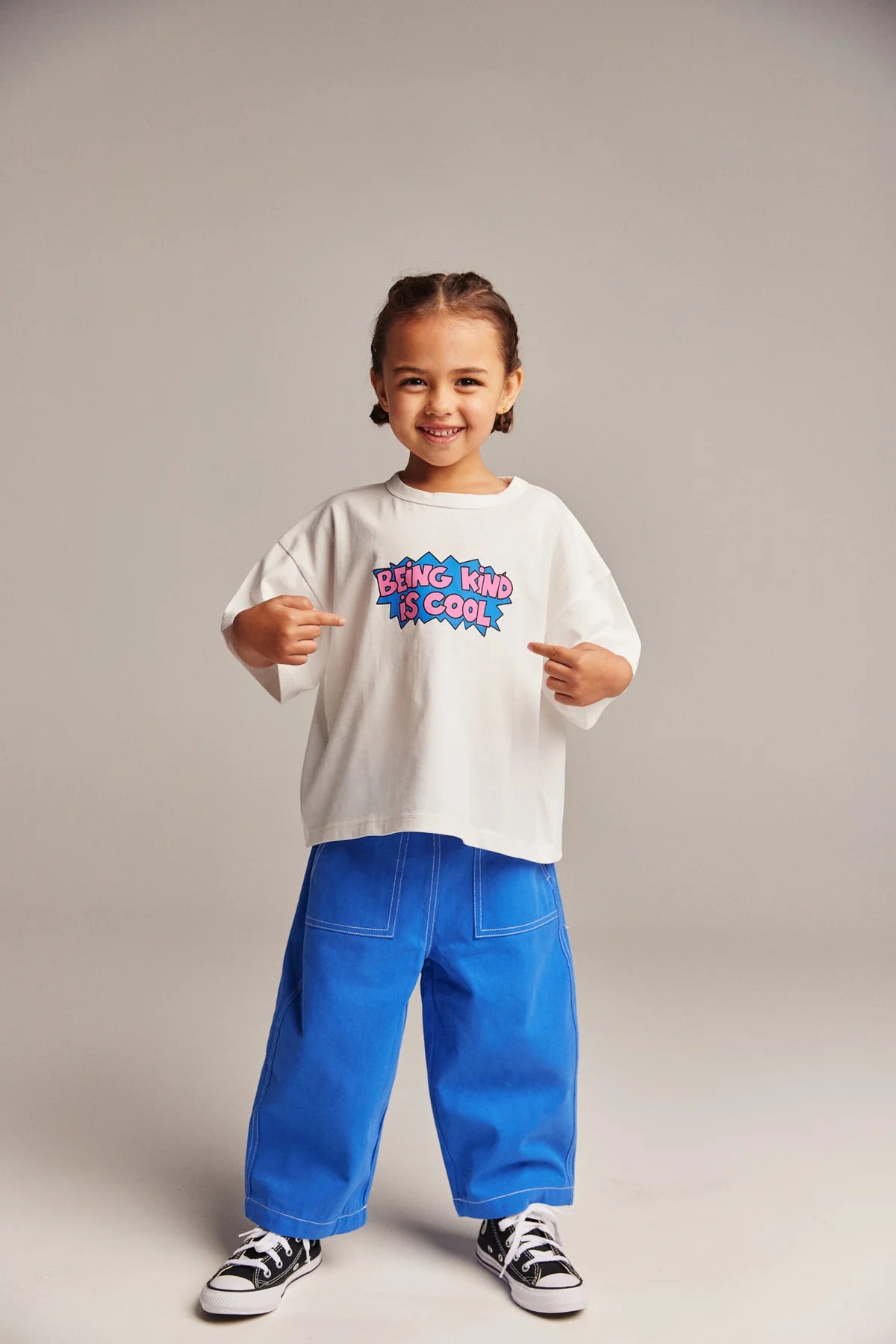 bbobbie being kind is cool tee in white