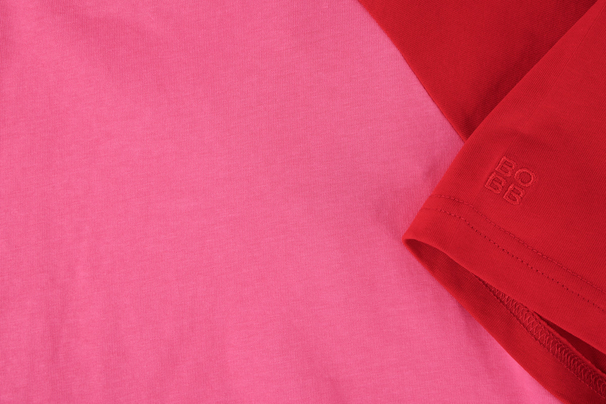 bbobbie raglan top - red / pink