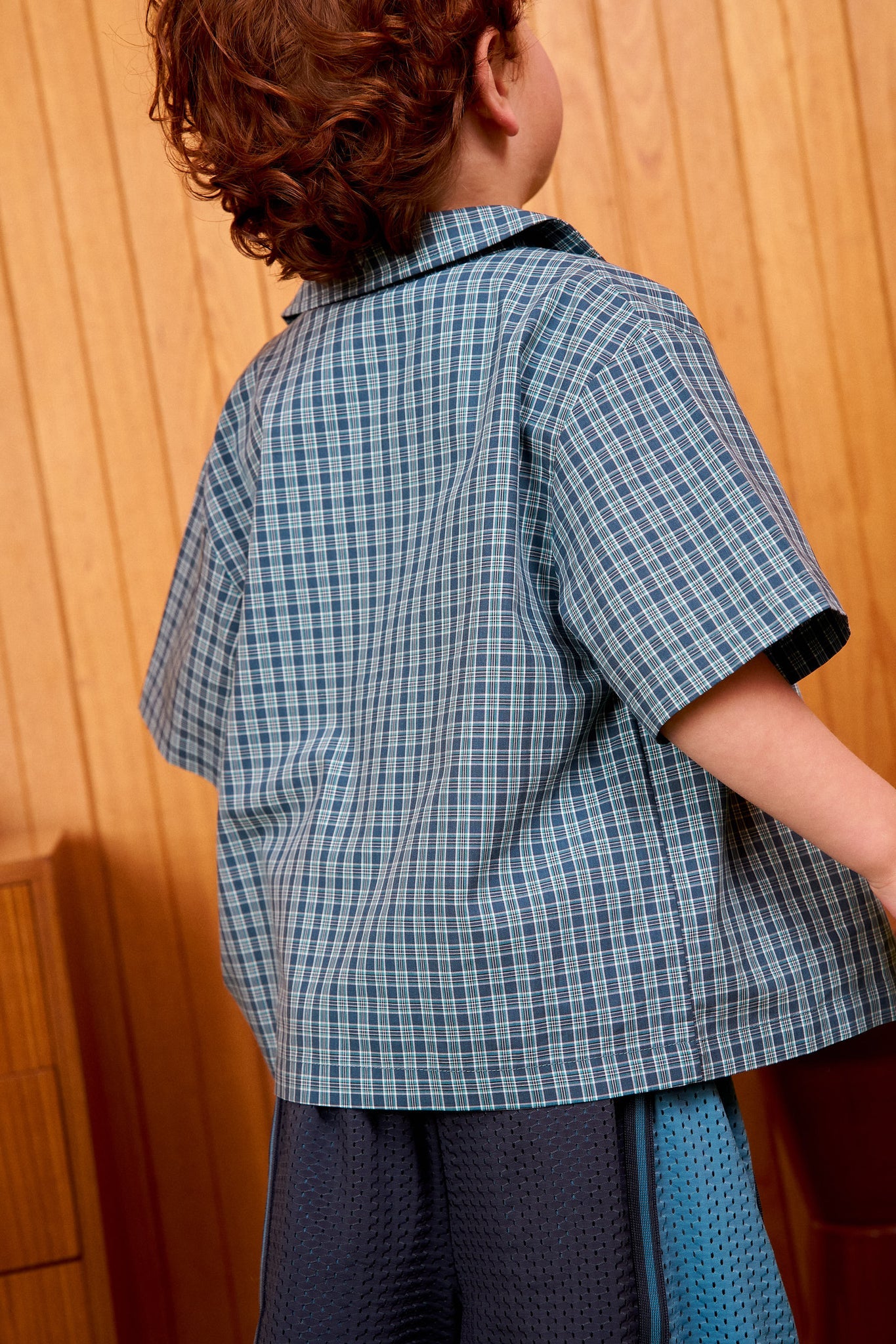 cubby frankie shirt - stormy check