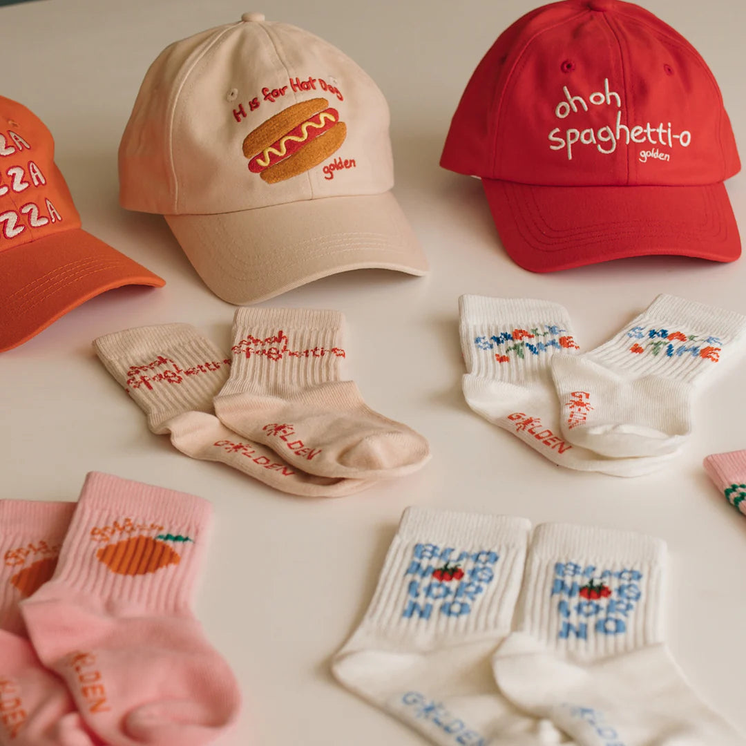 golden children ciao ciao socks - pink parfait