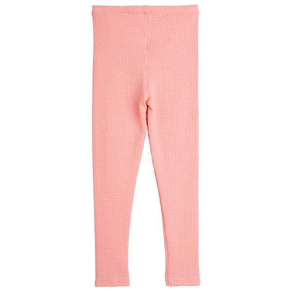 mini rodini violin emb legging - pink