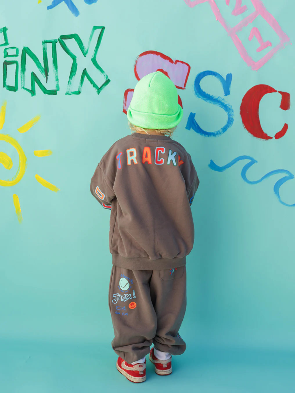 small swim club tracky dacks set - blackboard