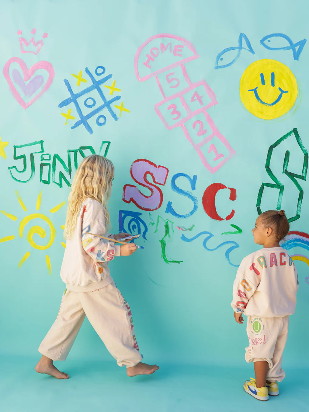 small swim club tracky dacks set - whiteboard