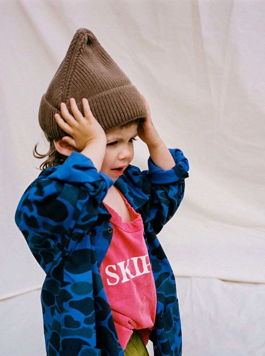 ziggy zaza troop drill jacket - blue camo
