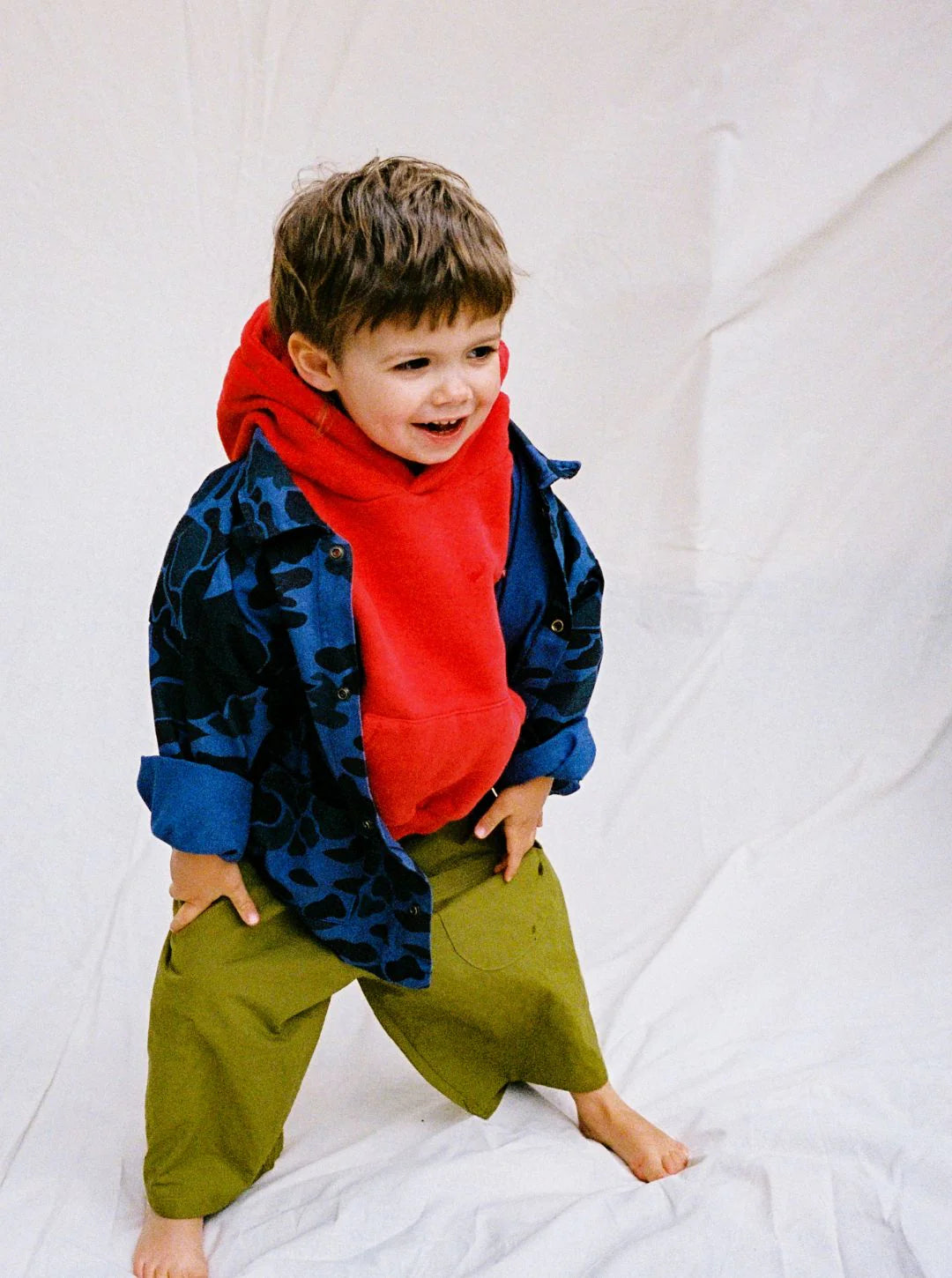 ziggy zaza troop drill jacket - blue camo