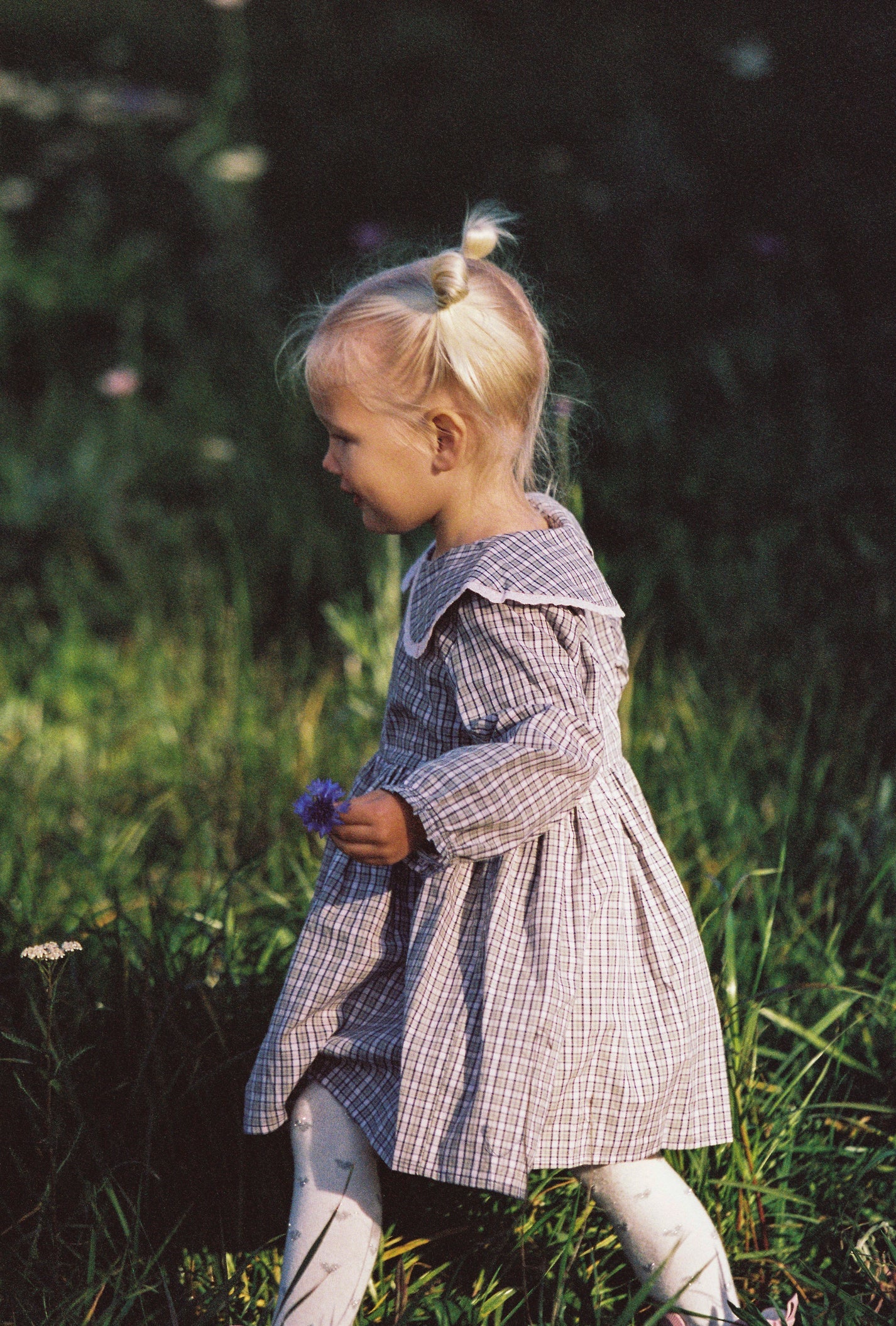 juni jnr celine dress - check