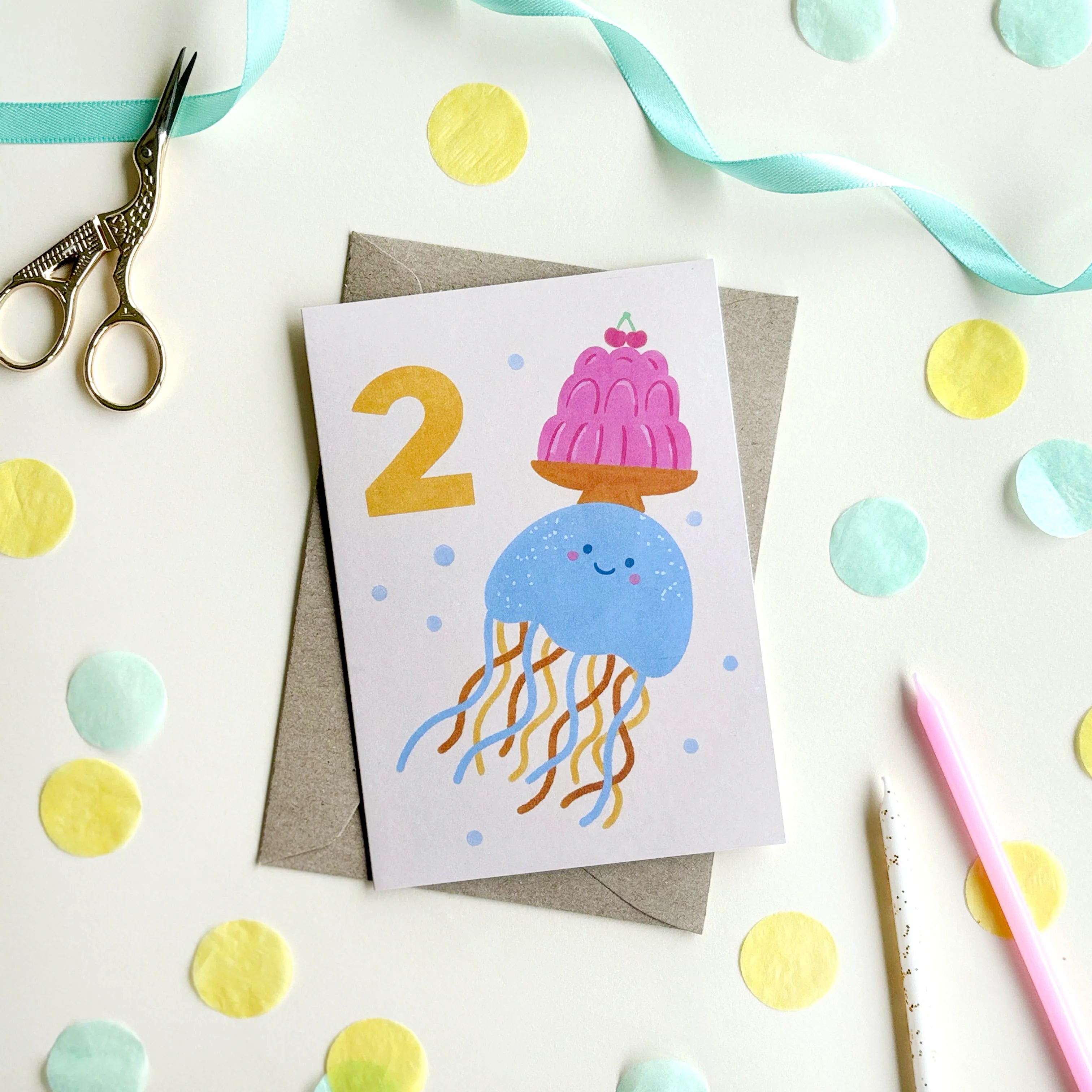 lauren sissons birthday card - age 2