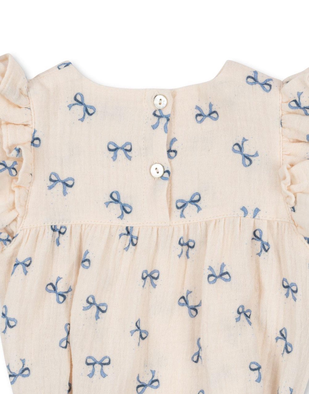 konges slojd coco romper gots - bow bleu