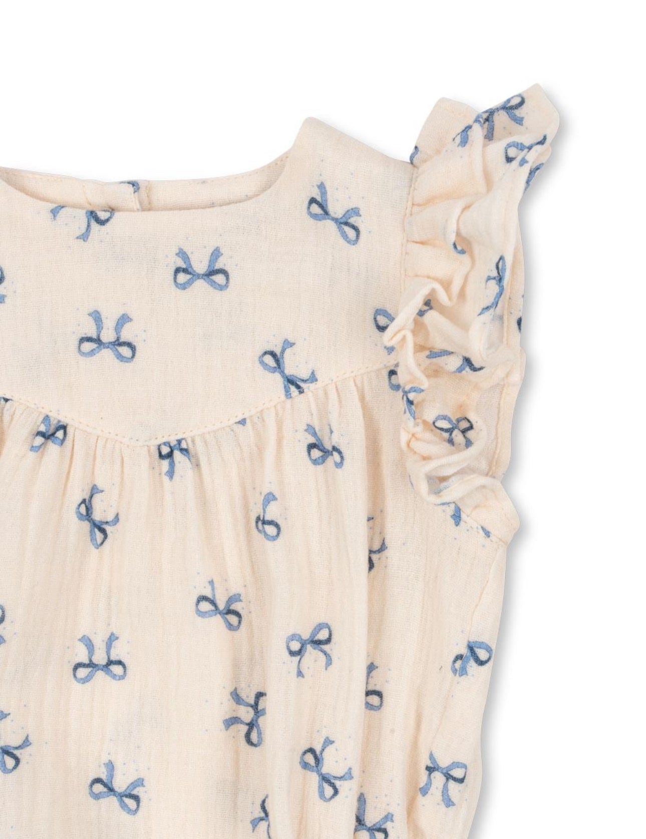 konges slojd coco romper gots - bow bleu