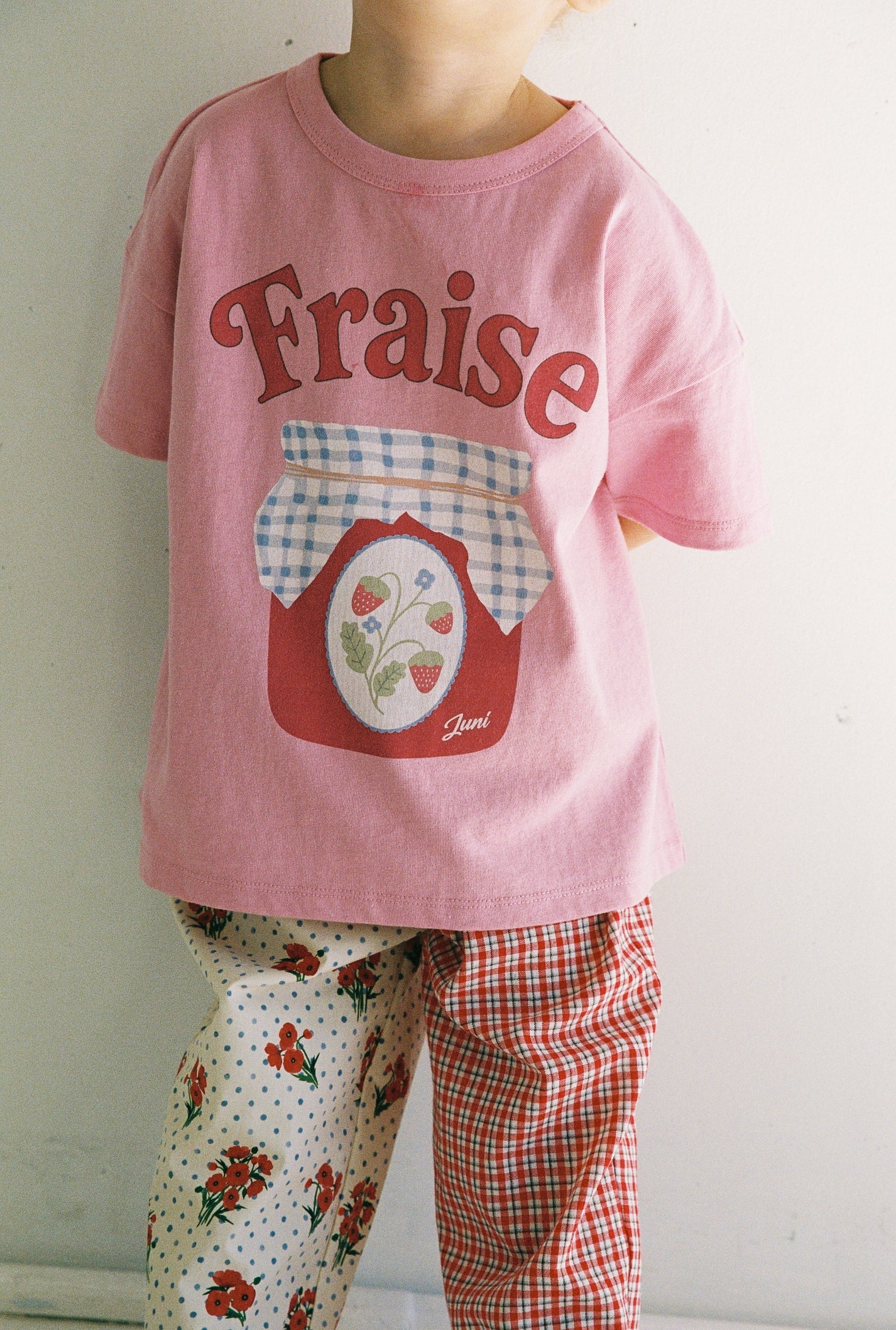 juni jnr fraise tee - pink
