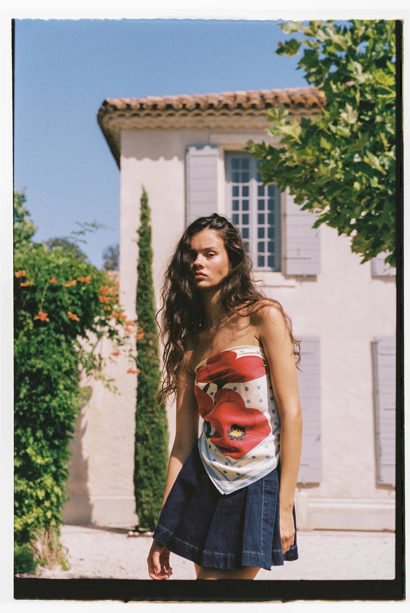 juni women's poppy scarf