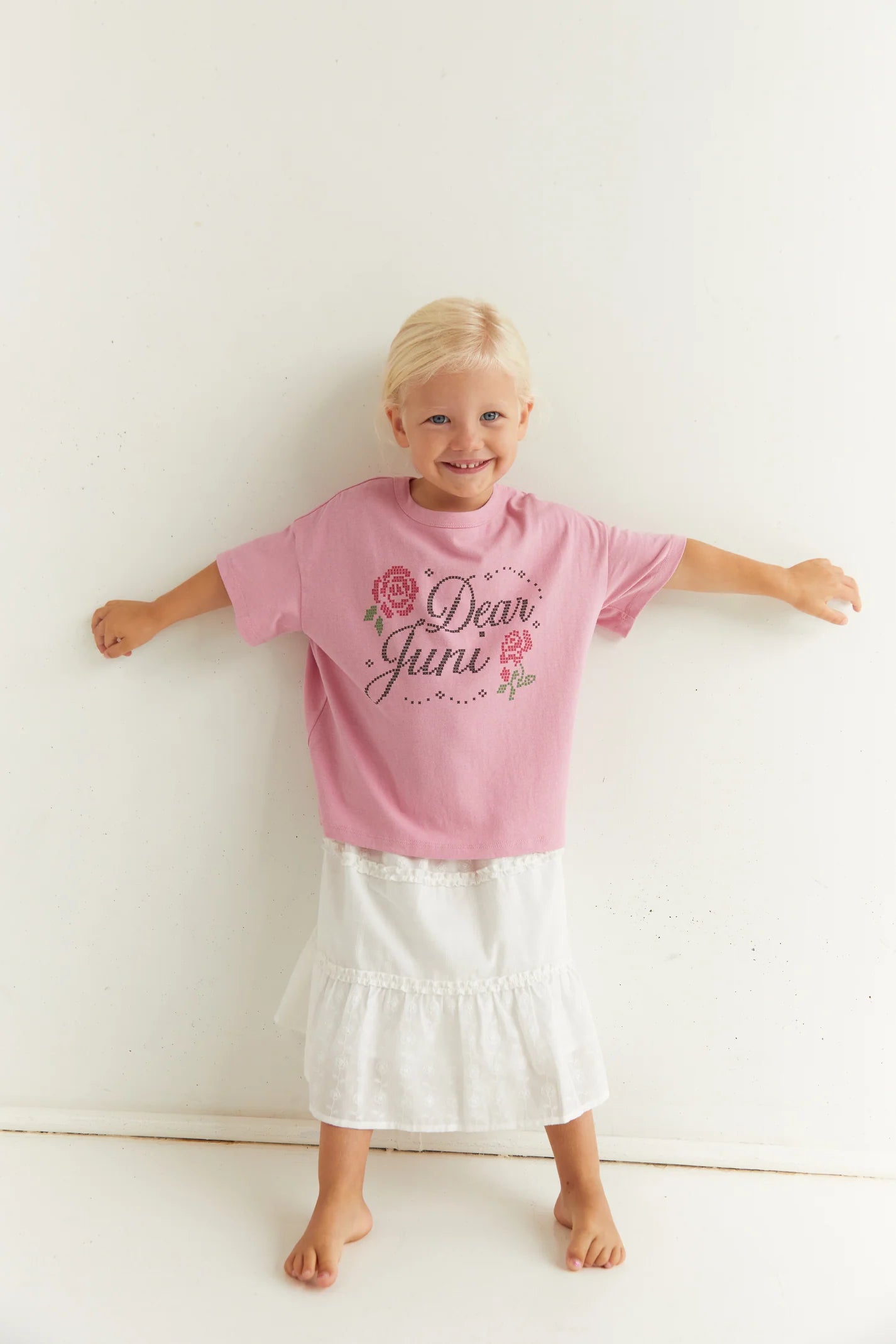 juni jnr dear juni tee - pink