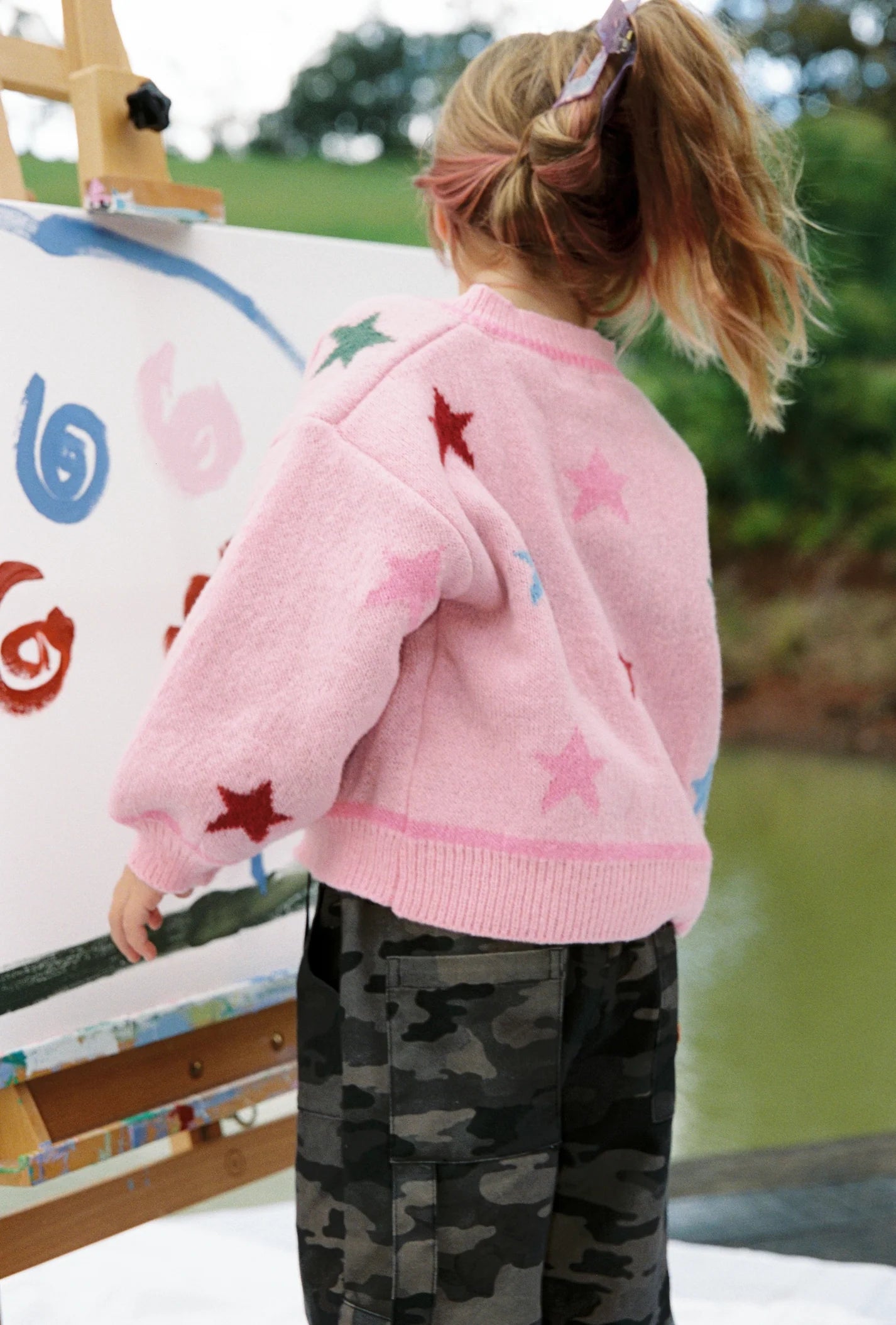 juni jnr star cardigan