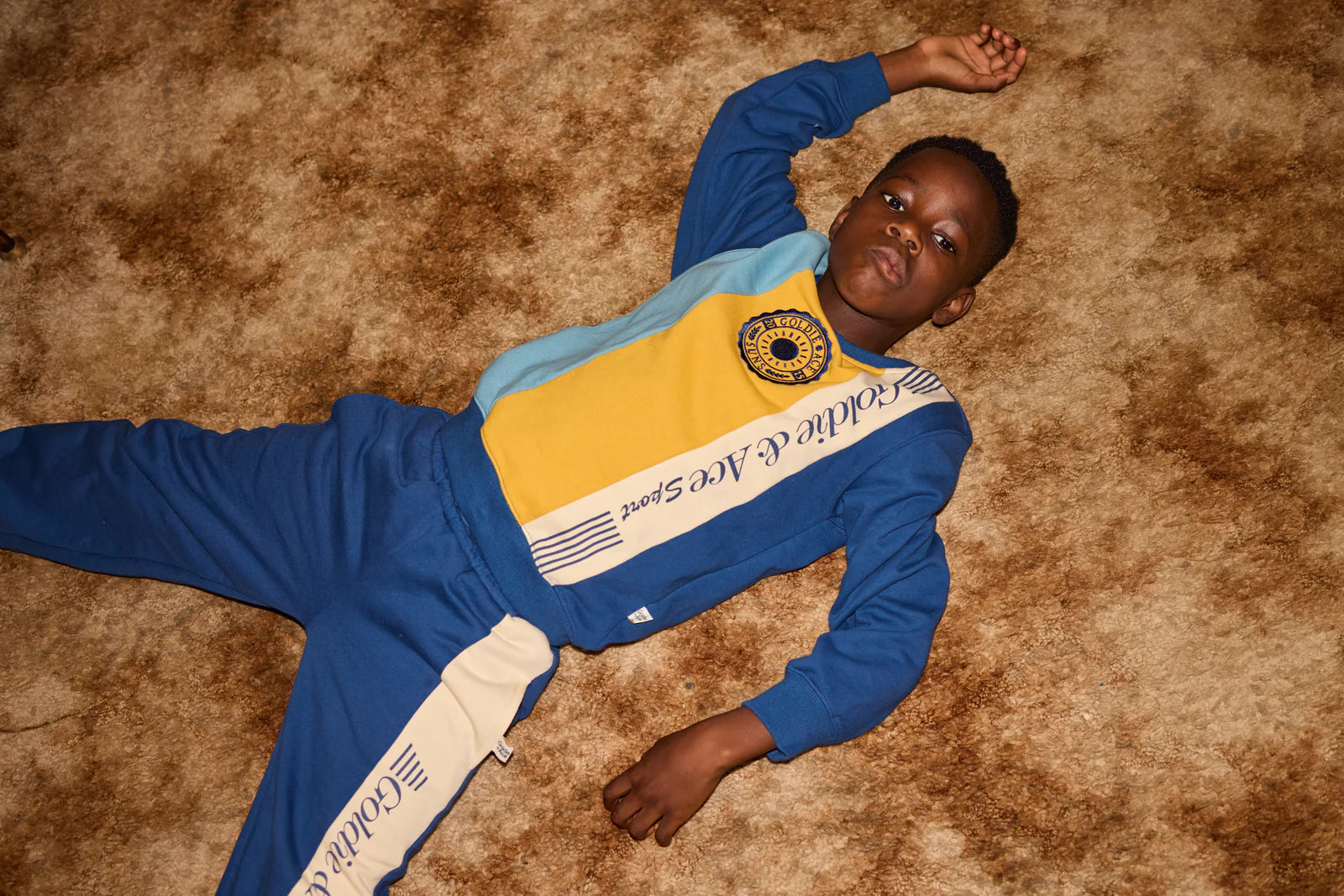 goldie + ace sports day trackie pants - navy