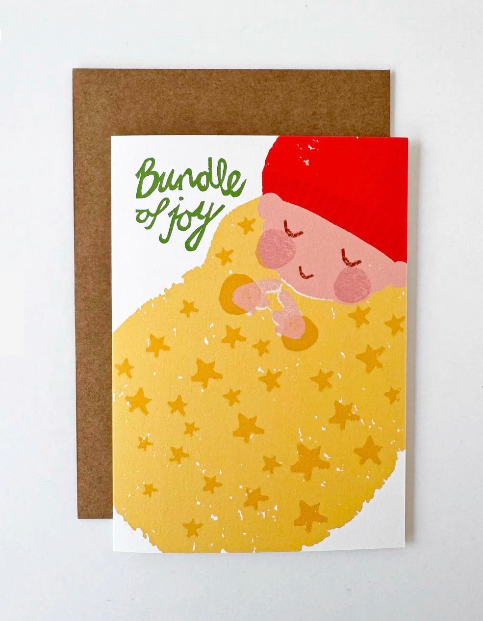 florence fry bundle of joy card - white
