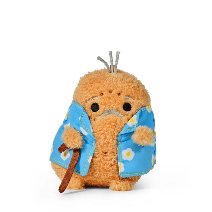noodoll vacay grandpa ricespud mini sitting plush toy