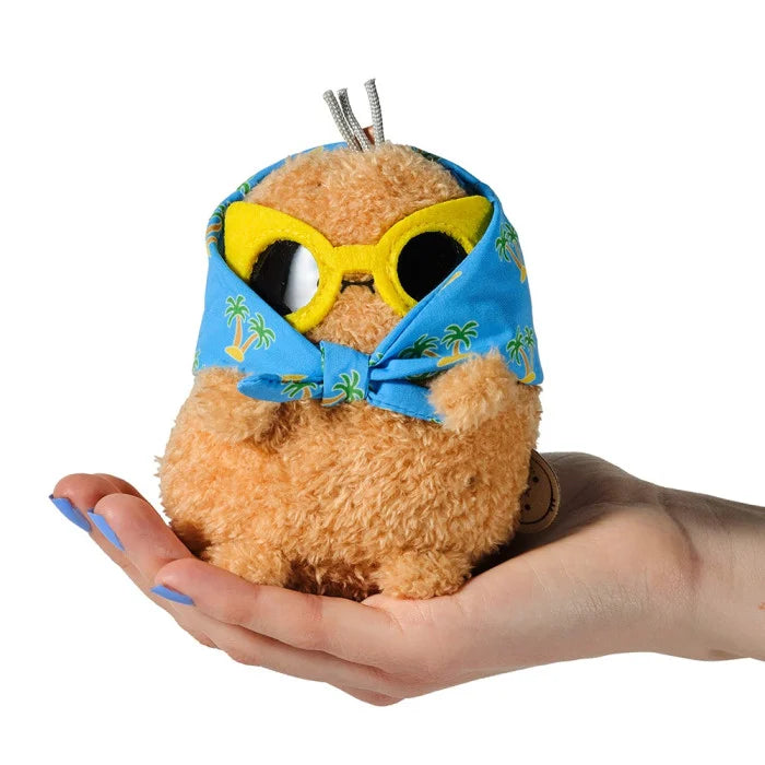 noodoll vacay grandma ricespud mini sitting plush toy